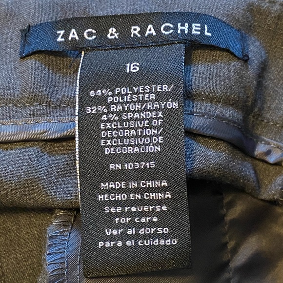 NWT Zac & Rachel grey dress pants - Picture 8 of 10